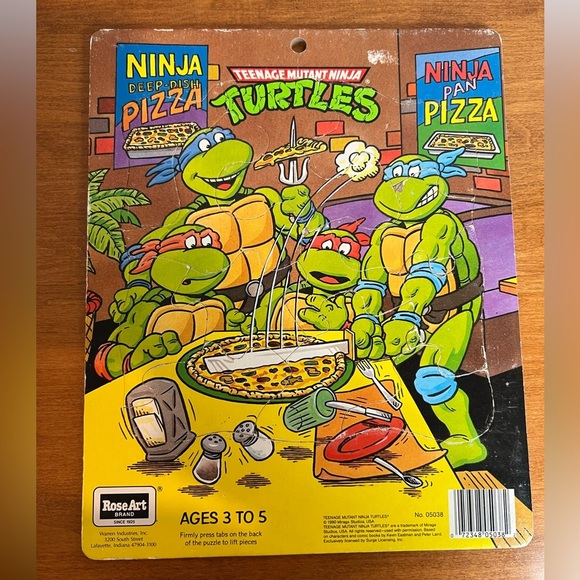 Vintage Teenage Mutant Ninja Turtles Board Puzzles Lot of 3 1990 Collectible - Picture 13 of 16